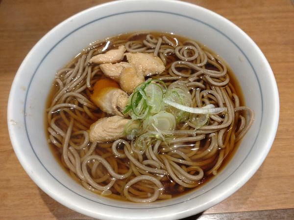 「とり肉（そば）　３９０円」@川村屋の写真