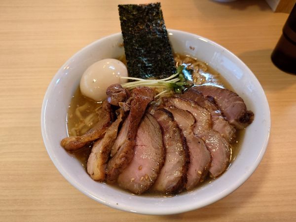 「塩そば チャーシュー 失敗味玉」@にしき之中華ソバの写真