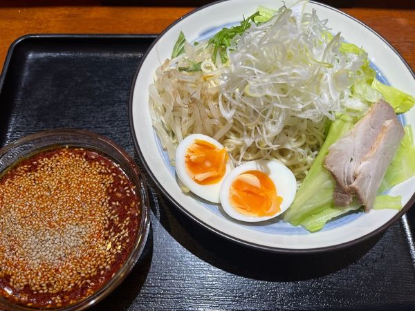 「広島流つけ麺、辛さ20倍、中盛」@広島流つけ麺 からまるの写真