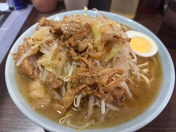 「ラーメン半分（小）200g」@ラーメン富士丸  西早稲田店の写真