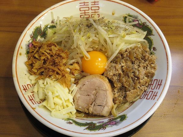 「プチ油そば（920円）」@ぶっ豚 調布店の写真