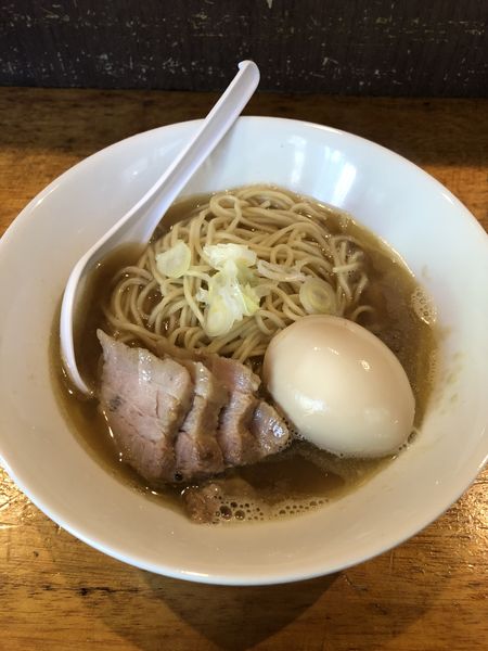 「肉そば 小+味玉」@自家製麺 伊藤の写真