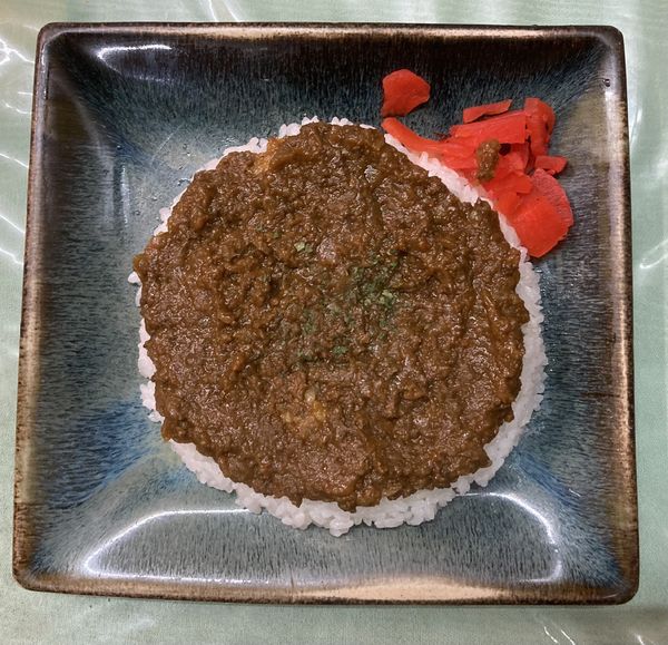 「ドライカレー+コーヒーセット　1000円」@カフェハイチの写真