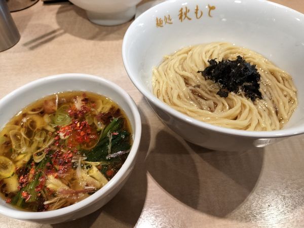 「塩つけ麺　1000円」@麺処 秋もとの写真