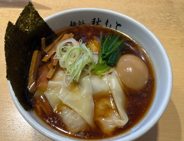 「特製醤油らーめん+のり」@麺処 秋もとの写真