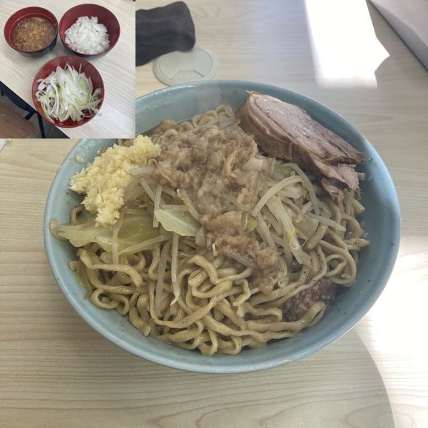 「限定塩汁なし　麺増し×2 ネギ、玉ねぎ」@俺の生きる道 Wの写真