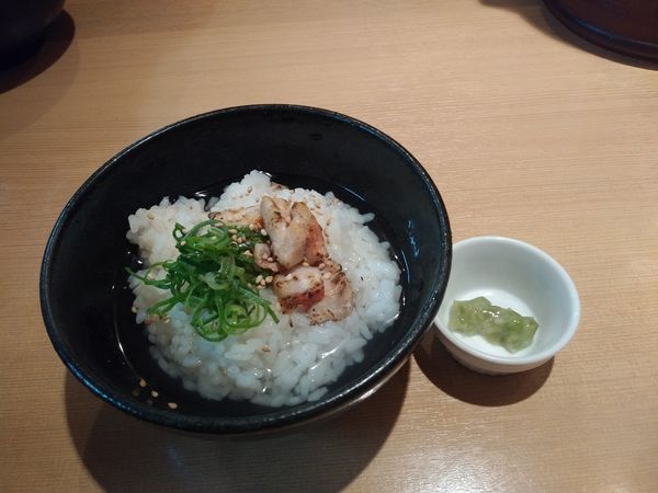 「鯛お茶漬け　200円」@金目鯛らぁ麺 鳳仙花 横浜店の写真