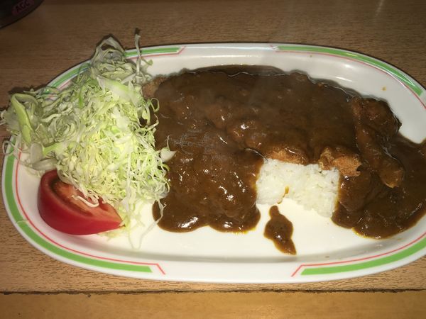 「豚ロースカツカレー」@バーグ 浅田店の写真