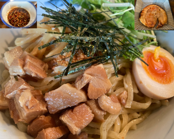 「柚子露つけ麺+炙りチャーシュー」@AFURI 原宿店の写真