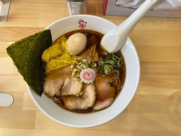 「特製中華そば　大盛」@熟成中華そば 茜の写真