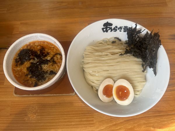 「赤つけ麺(得)1100円」@ニボチャチャ！！ラーメン あらき軒の写真