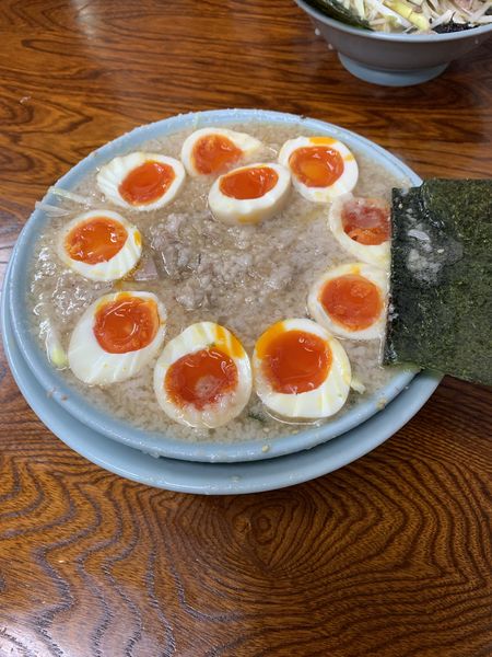 「ネギ味噌ラーメン＋味玉×5＋コテコテ」@ラーメンショップ 牛久結束店の写真