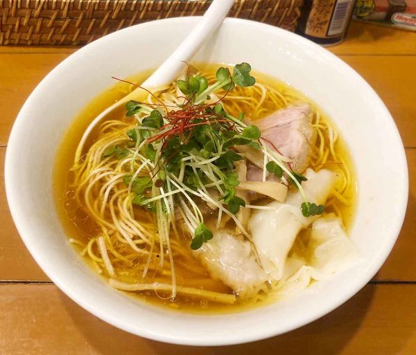 「鴨ワンタンSOBA (醤油) 1080円」@麺屋 Hulu-luの写真