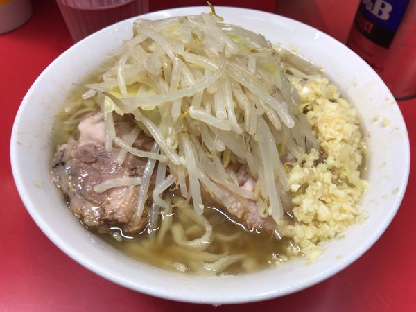 「ラーメン(ニンニク) 600円」@ラーメン二郎 三田本店の写真