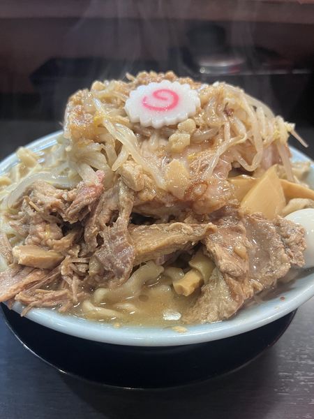 「ラーメン　ニンニク　ちょいヤサイ」@自家製麺 No11の写真