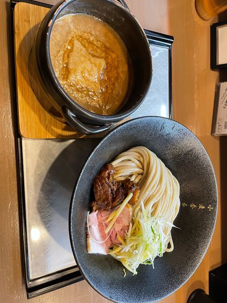 「焼きあご濃厚つけ麺」@小麦と焼きあご すぐれの写真