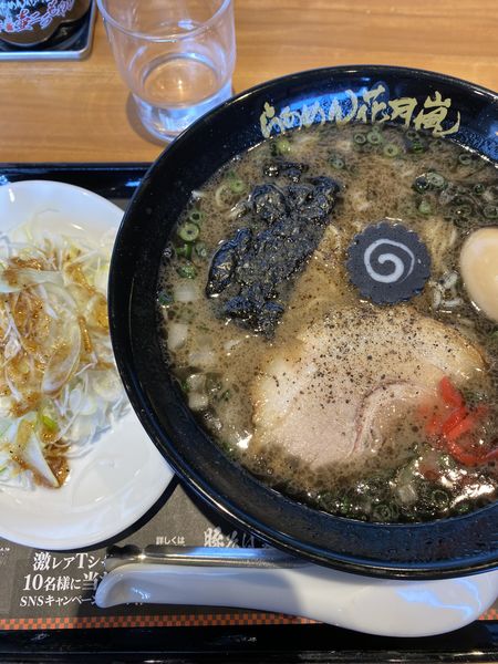 「豚そば銀次郎BLACK」@らあめん花月嵐 橋本南口店の写真