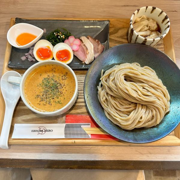 「特製つけそば(大盛り)」@えびそば 緋彩の写真