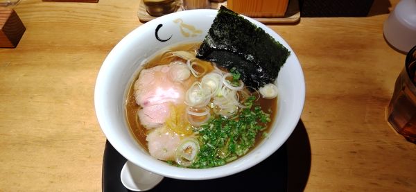 「【夜限定】鴨と蛤の醤油」@SOBAHOUSE 金色不如帰 新宿御苑本店の写真