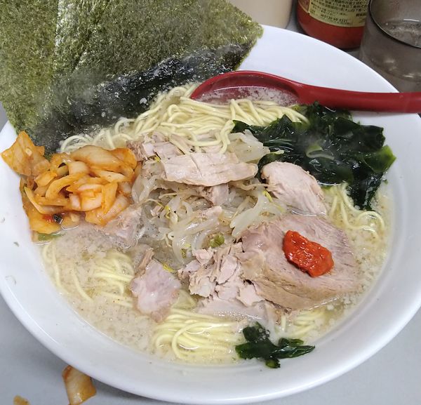 「塩ラーメン中盛+もやし」@ラーメンショップ 122号騎西店の写真