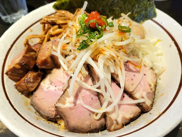 「特製ABURASSO中盛」@中華そば しながわの写真