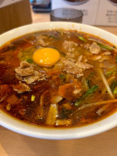 「肉ニラスタミナ麺」@YOKOHAMA中華そば かみ山の写真