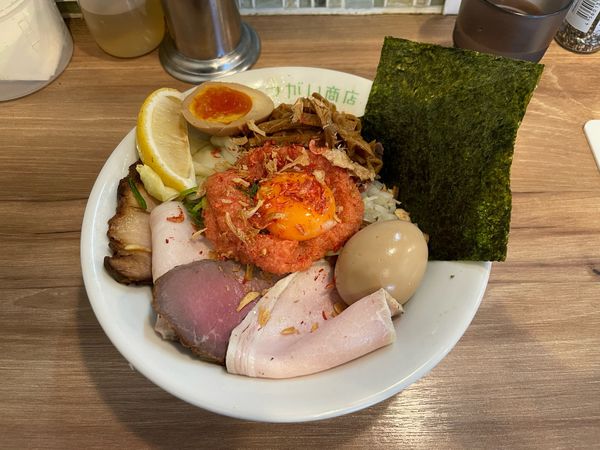 「【限定】明太まぜそば」@はつがい商店の写真