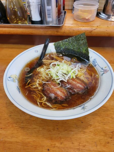 「おすすめ中華そば」@テンホウ 岡谷長地店の写真