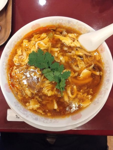 「酸辣湯麺」@中国海鮮料理 住吉飯店の写真