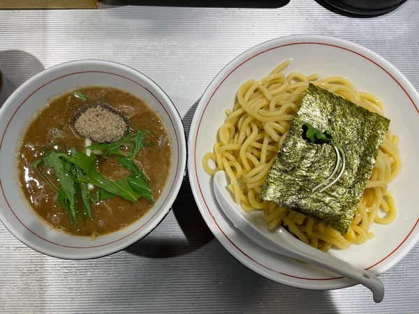 「濃厚煮干つけめん(中盛)」@麺屋じゃいあん 花小金井店の写真