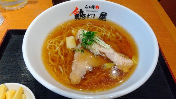 「醤油らぁ麺、メンマ」@らぁ麺 鶏だし屋の写真