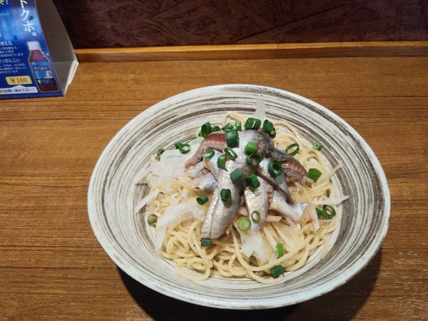 「いわしそば　450円」@寿製麺よしかわ 川越店の写真