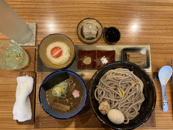 「濃厚豚骨魚介つけ麺」@中華蕎麦 沙羅善の写真
