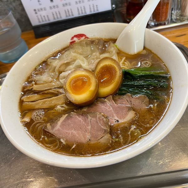 「まるきそば中」@中華そば まるきの写真