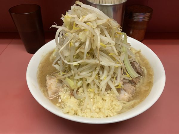 「ラーメン （ニンニク＋アブラ）」@ラーメン二郎 ひばりヶ丘駅前店の写真
