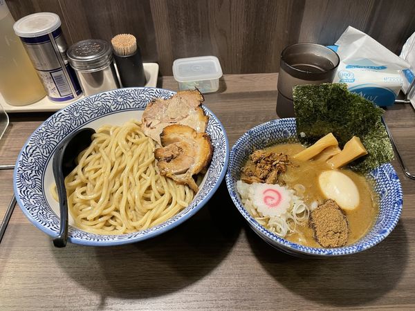 「つけ麺並＋特製トッピング」@狼煙 〜NOROSHI〜の写真