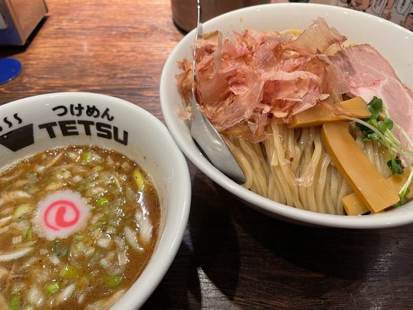 「梅鰹つけ麺」@つけめんTETSU 壱の木戸 水戸店の写真