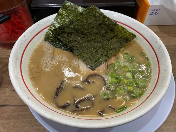 「ラーメン（バリカタ）+替え玉バリカタ860円」@麺場 絆1048の写真
