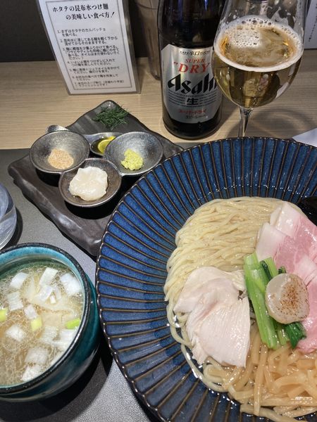 「特製帆立の昆布水つけ麺、醤油」@Tokyo Style Noodle ほたて日和の写真
