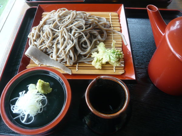 「田舎そば（冷）」@割烹川波 石びき 手打ちそば処の写真