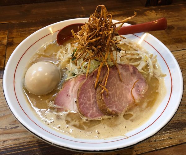 「味玉味噌らーめん」@東京味噌らーめん 鶉の写真