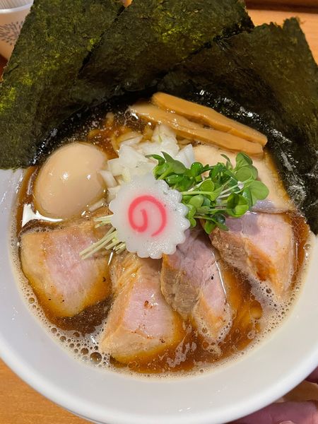 「煮干し中華蕎麦」@自家製手打ち麺 粋やの写真