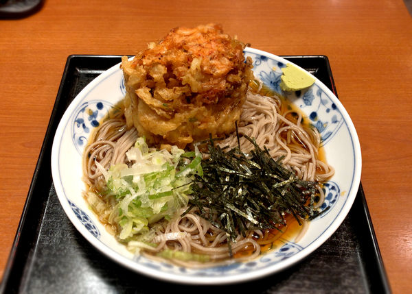 「桜海老かき揚げ天そば(680円)」@越後そば 八千代台店の写真