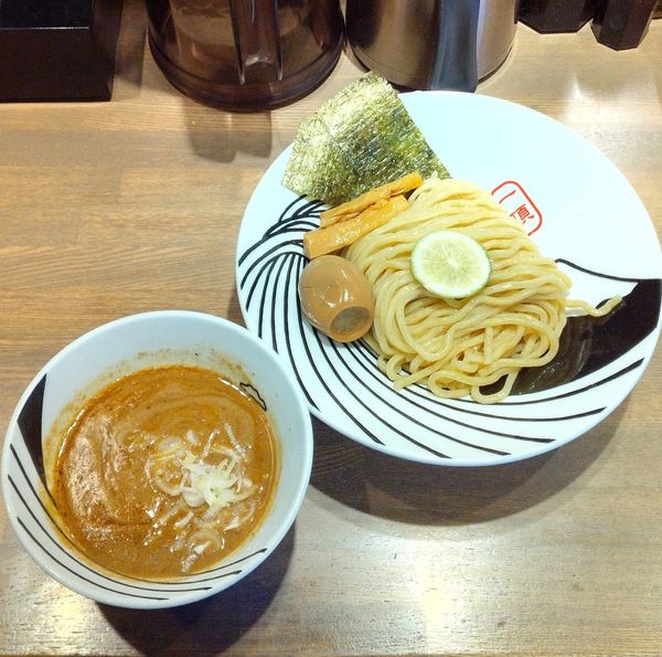 「味玉濃厚つけ麺 1050円」@つけ麺 一頂の写真