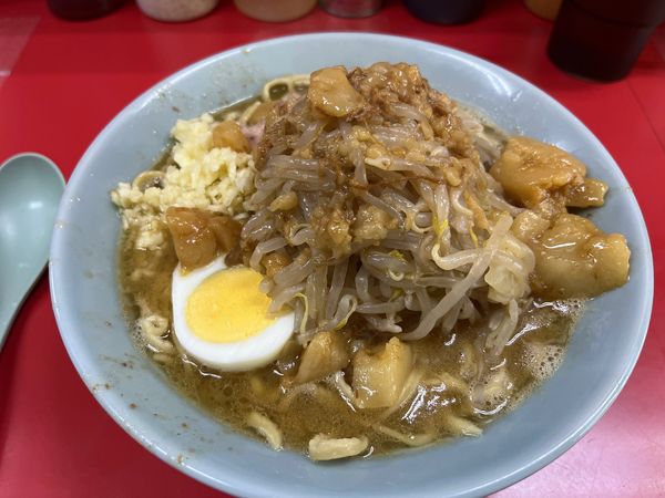 「半分ラーメン　ヤサイ少　ニンニク少　1,000円」@ラーメン富士丸 東浦和店の写真