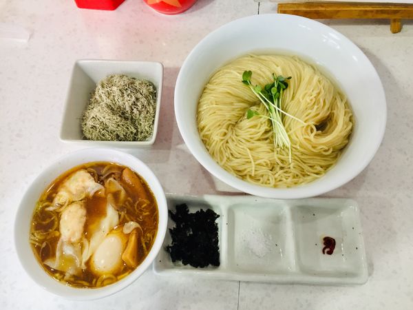 「【限定】特製昆布水醤油つけ麺R(大)【1600円】」@ラーメン星印の写真