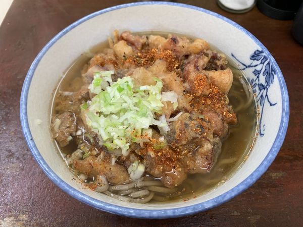 「ゲソ天そば 650円」@鈴家の写真