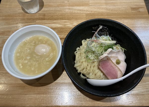 「限定・濃縮真鯛つけ麺味玉入り」@中華ソバ ビリケンの写真