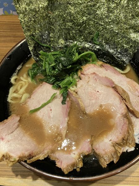 「チャーシューメン、薄め」@横浜家系らーめん 輝道家の写真