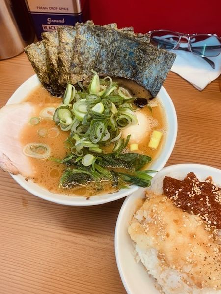「特選ラーメン850円　京都直送九条ネギ100円」@麺家 たいせいの写真